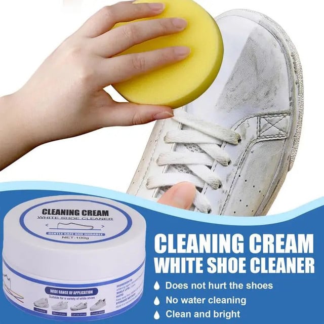 Cleaning Cream for White Shoes
