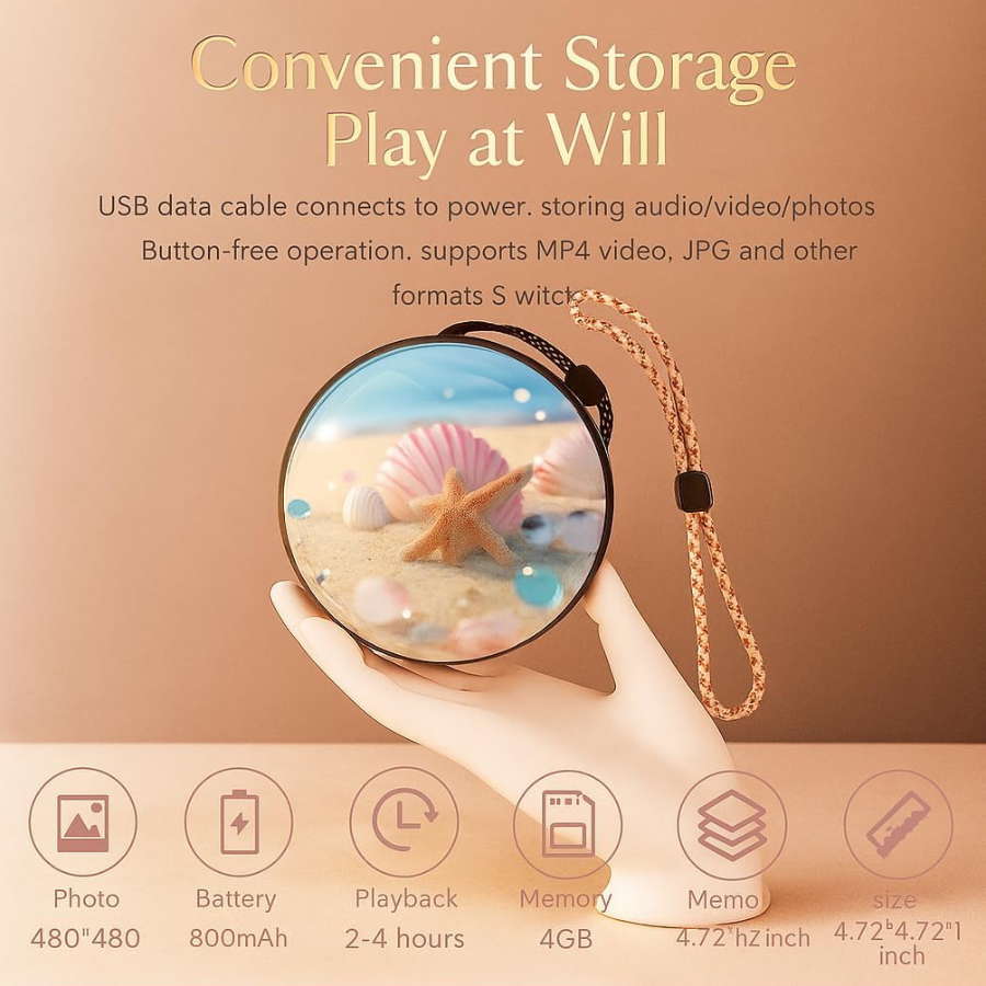 3D Crystal Memory Ball Lamp