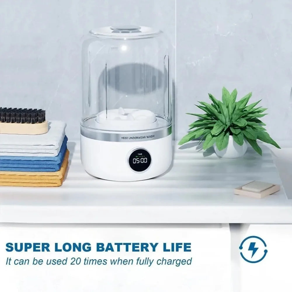 1L Mini Rechargeable Washing Machine