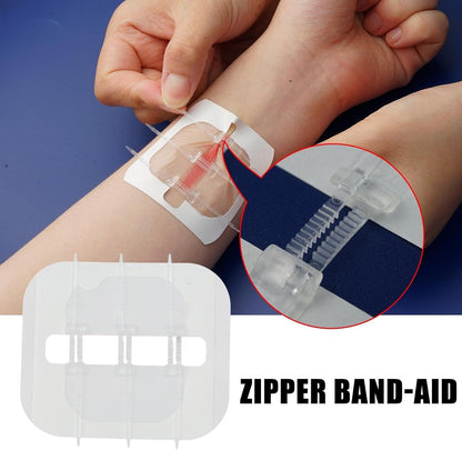 8Pcs Zipper Tie Wound Closure Patch