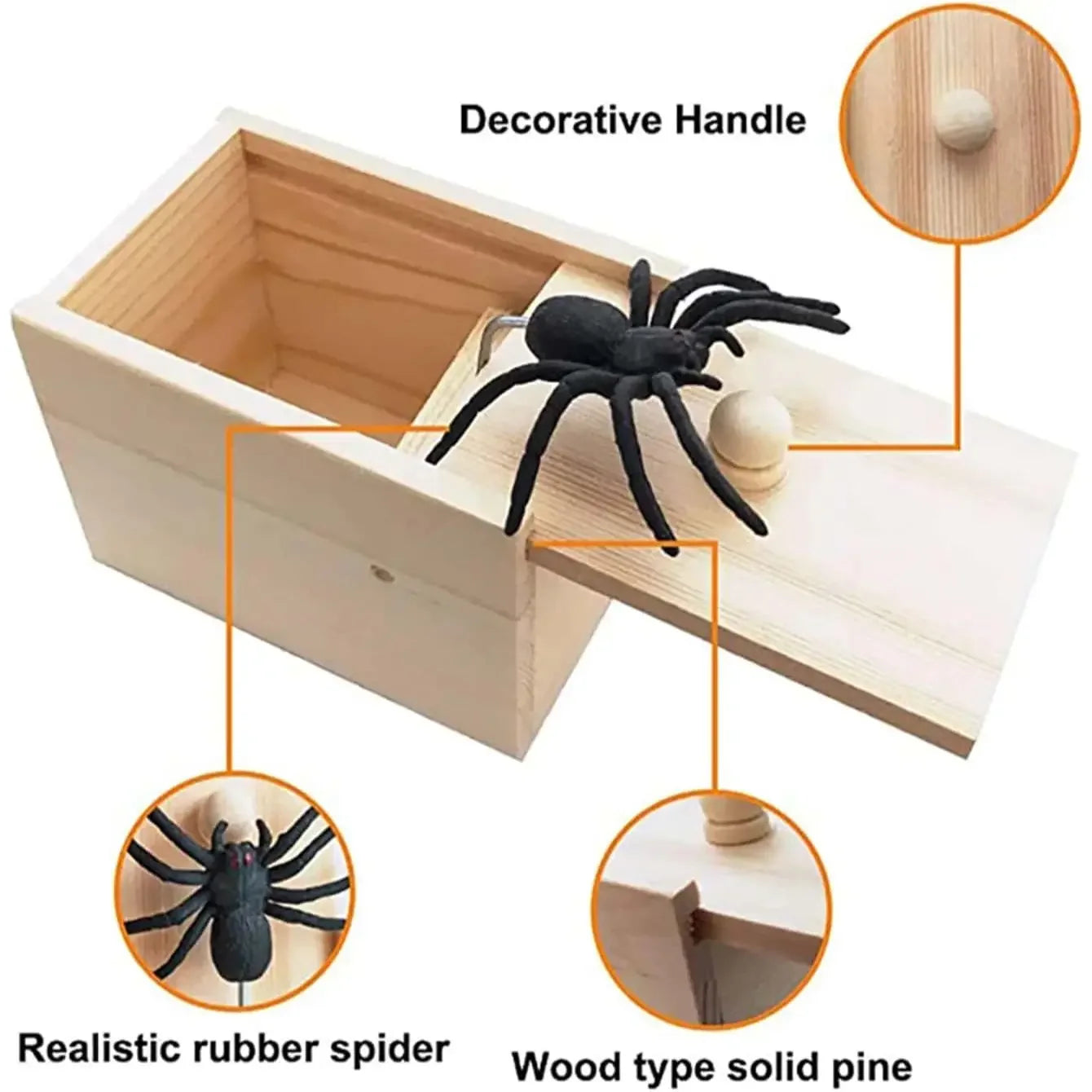 Trick Spider Funny Scare Box